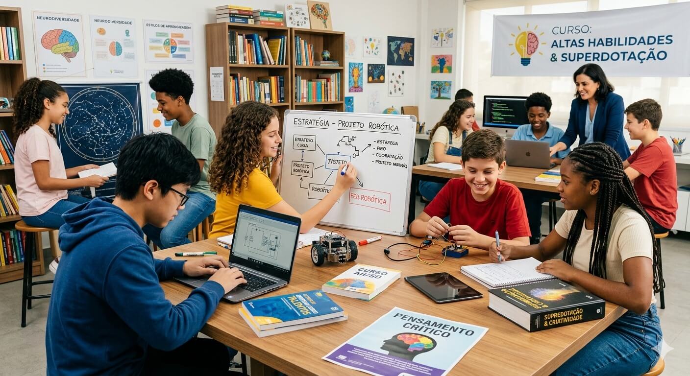 Curso gratuito de Altas Habilidades e Superdotação
